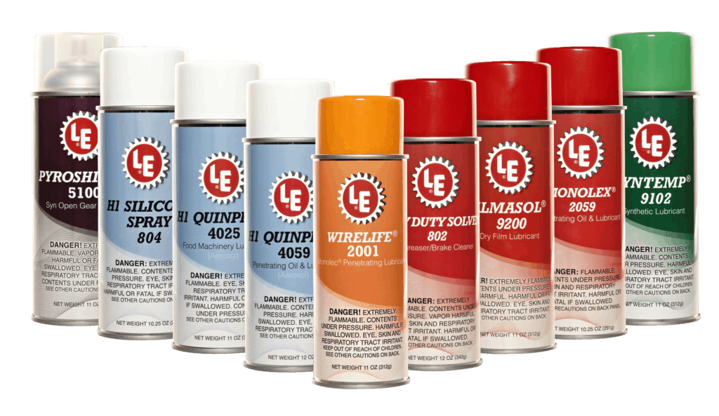 Aerosol Lubricants Lubrication Engineers