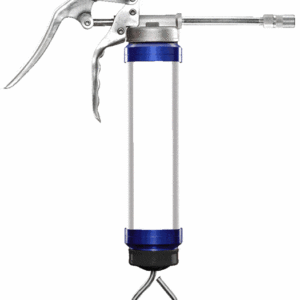 Xport Pistol Grip Grease Gun With Clear Grease Tube - Blue