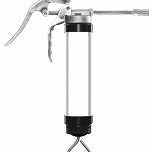 Xport Pistol Grip Grease Gun With Clear Grease Tube - Black