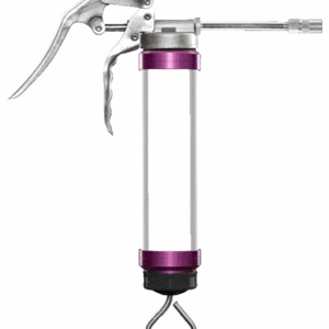 Xport Pistol Grip Grease Gun With Clear Grease Tube - Purple