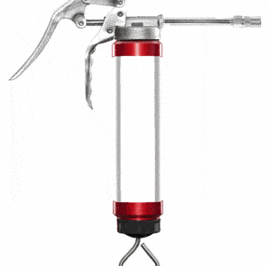 Xport Pistol Grip Grease Gun With Clear Grease Tube - Red