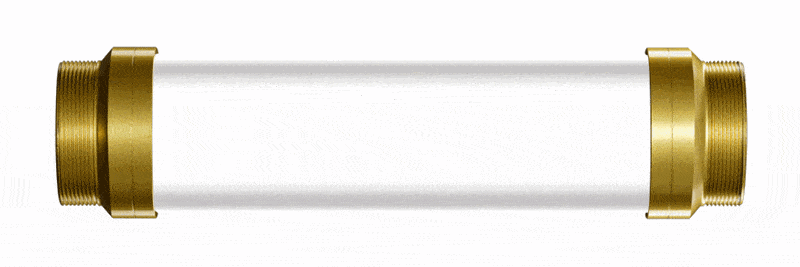 Xport Clear Grease Gun Tube – Gold