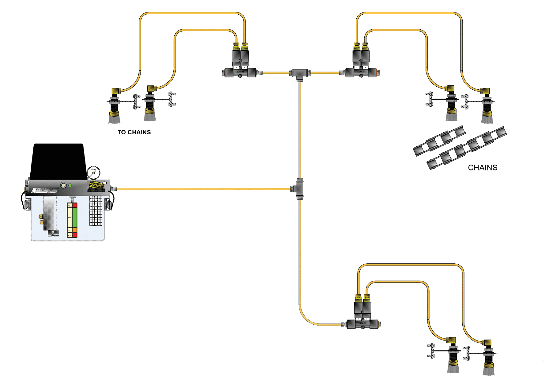 Xport Surefire 115VAC Term Strip – Chain Brush 6