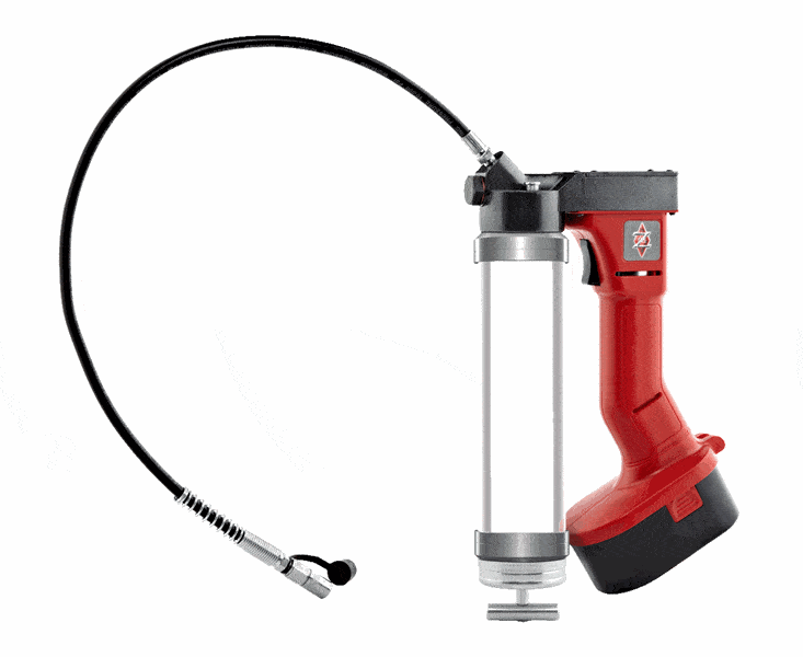 Xport® Battery Powered Grease Gun with Clear Grease Tube