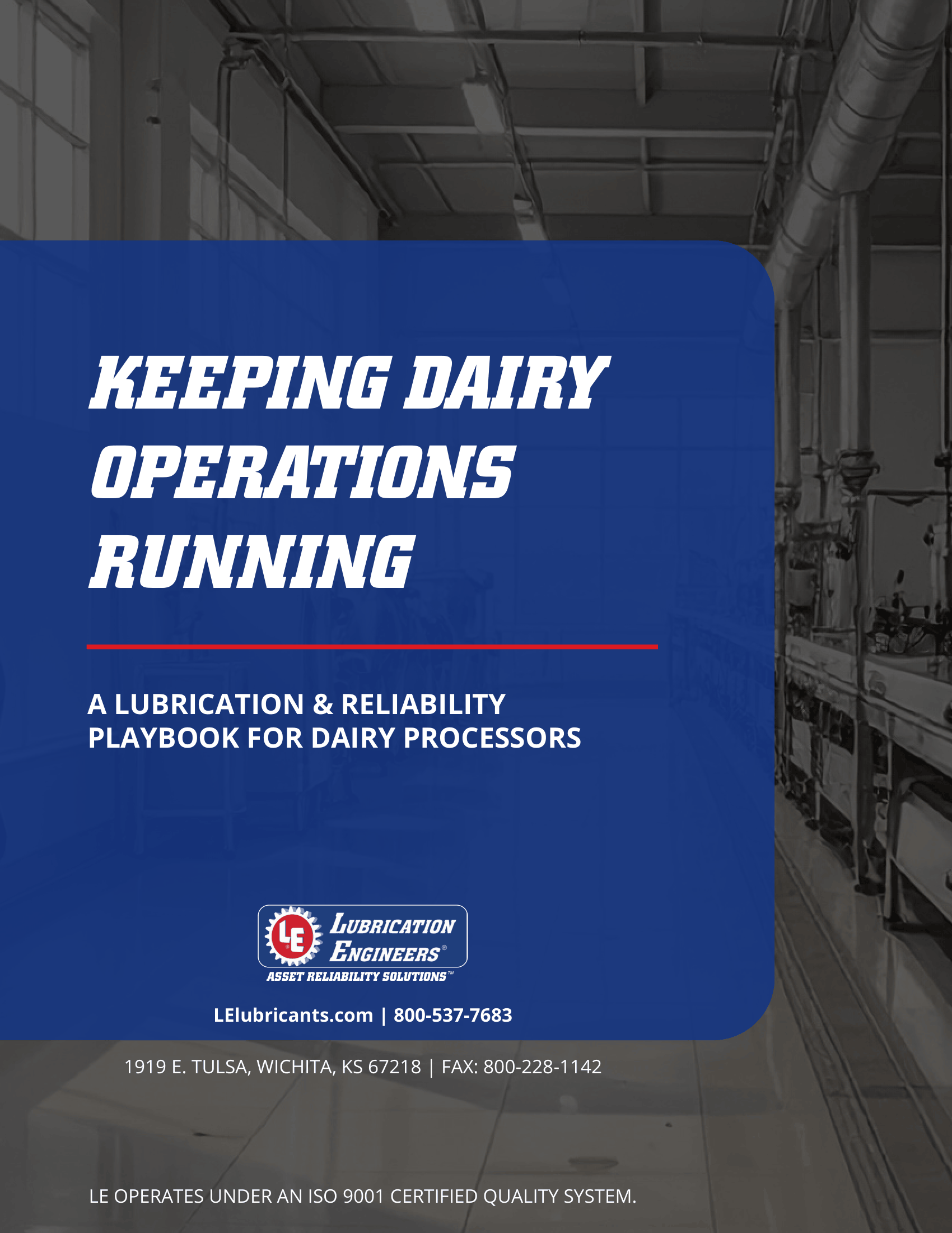 Keeping Dairy Processing Lines Running